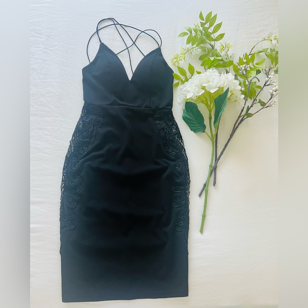 Laura Santa LBD Cutout Dress